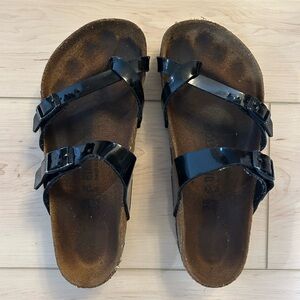 Black Strappy Sandals